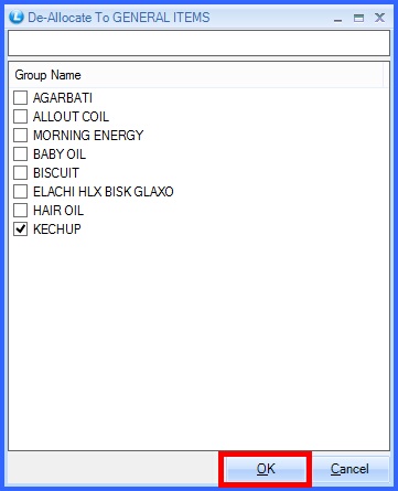 fmcg delete setup item groups